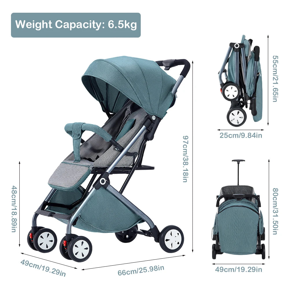 Compact Airplane Travel Stroller