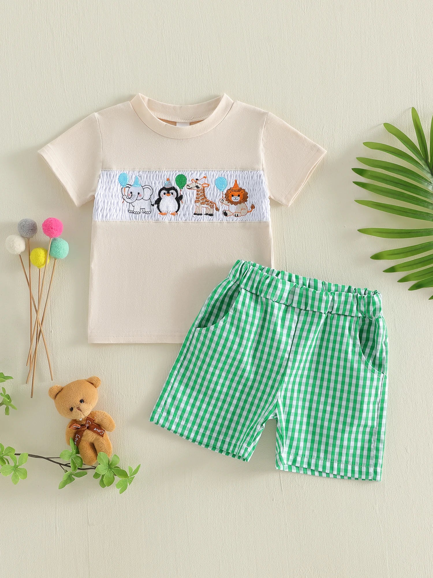 Dinosaur Boy Tee & Shorts Set
