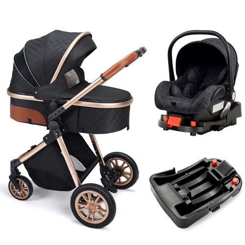 3-in-1 Luxury Baby Stroller