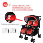 Lightweight Twin Travel Stroller