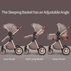 3-in-1 Luxury Baby Stroller