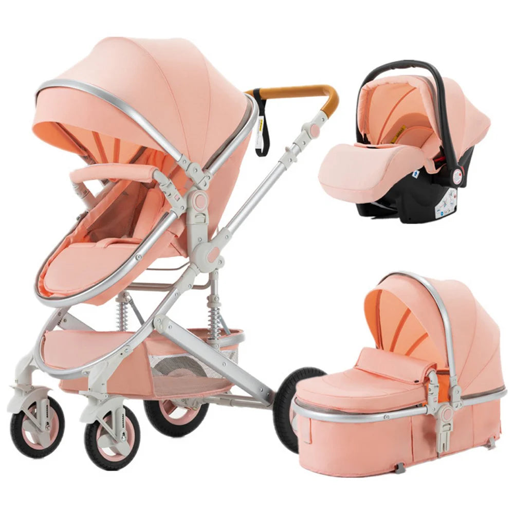 2-in-1 High View Baby Stroller