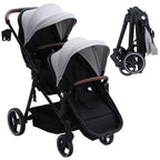 Double Tandem Baby Stroller