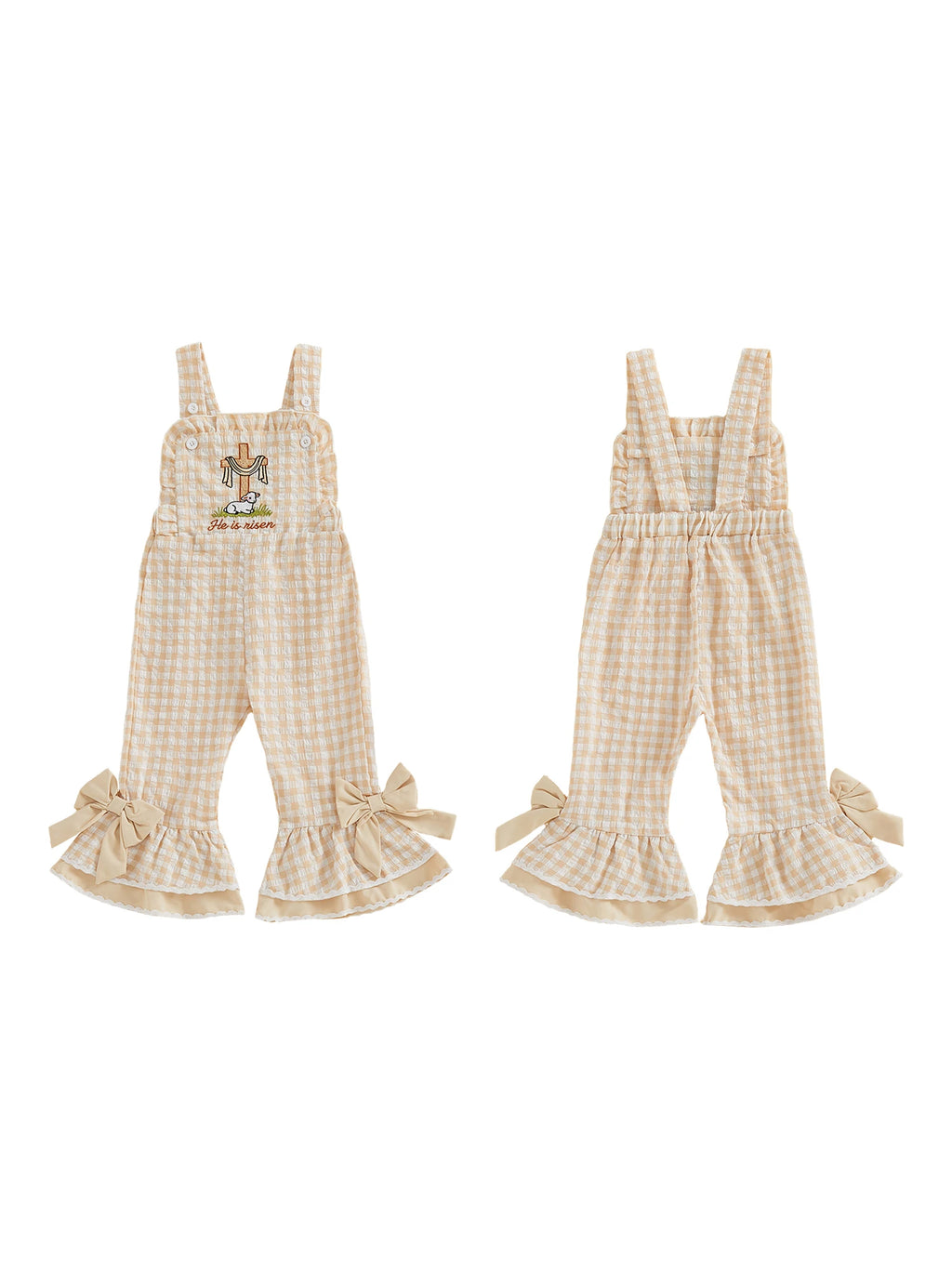 Floral Ruffle Romper Set