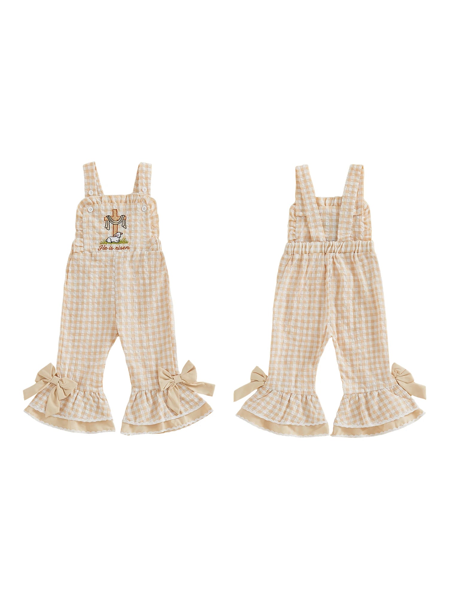 Floral Ruffle Romper Set