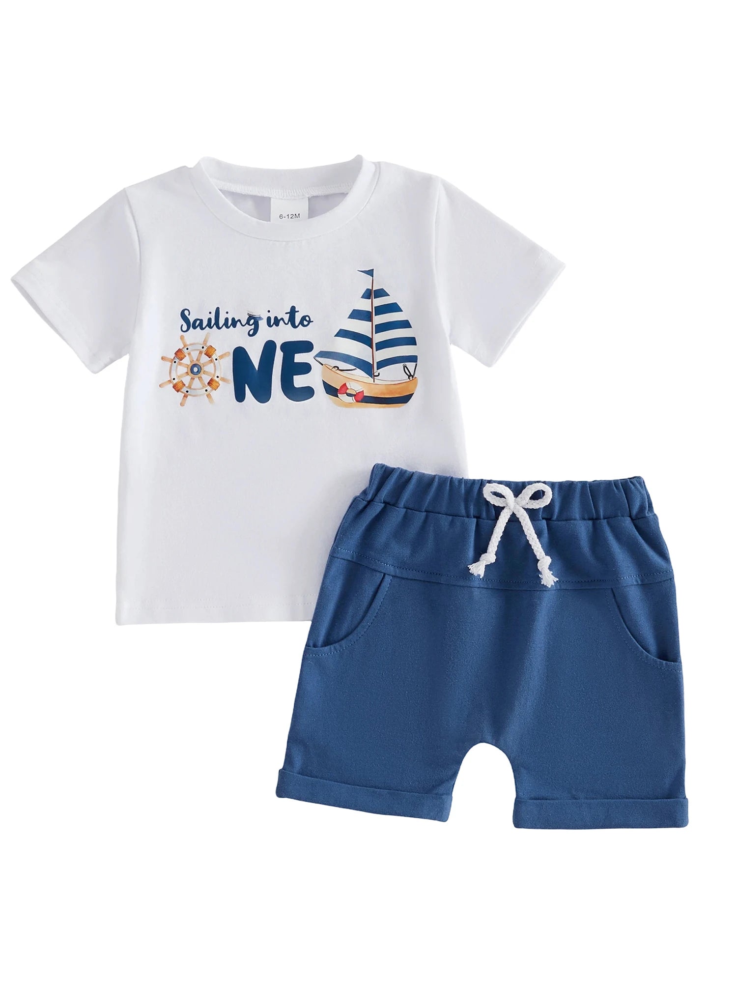 Boat Print Birthday Outfit
