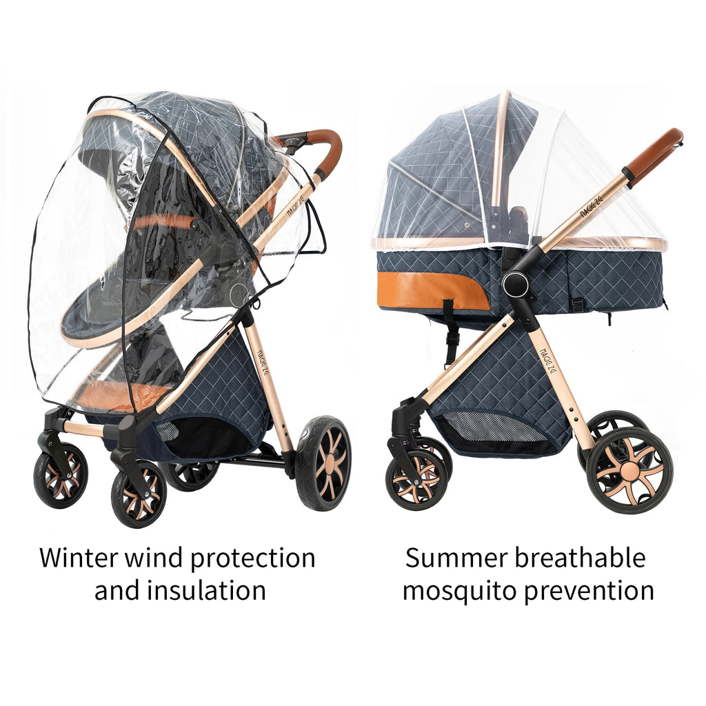 2-in-1 Reversible Baby Stroller