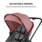 2-in-1 Foldable Baby Stroller