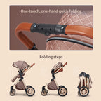 3-in-1 Luxury Baby Stroller