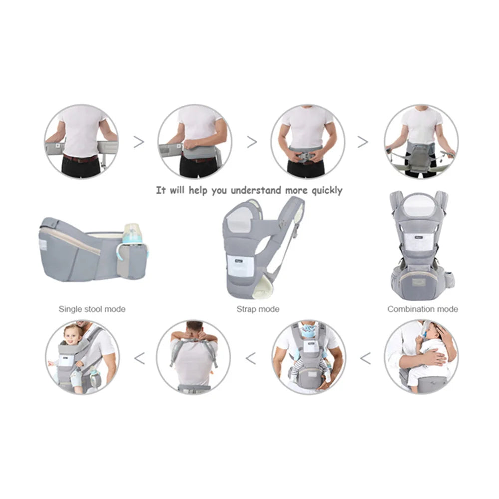 Ergonomic Baby Carrier Backpack