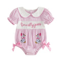 Floral Ruffle Baby Romper
