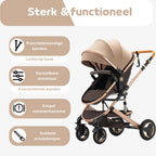 2-in-1 High View Baby Stroller