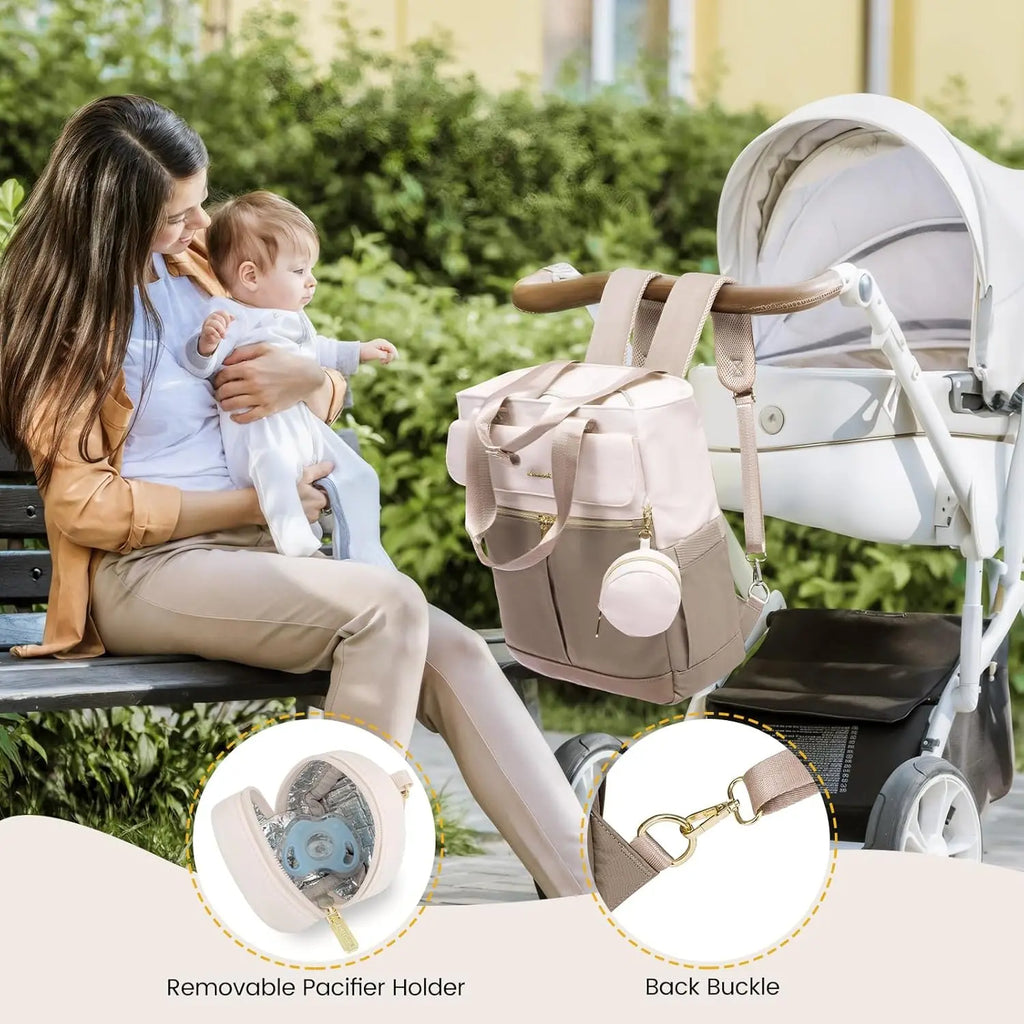 Anti-Theft Diaper Backpack Set