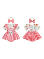 Easter Bunny Baby Dress Set