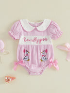 Floral Ruffle Baby Romper