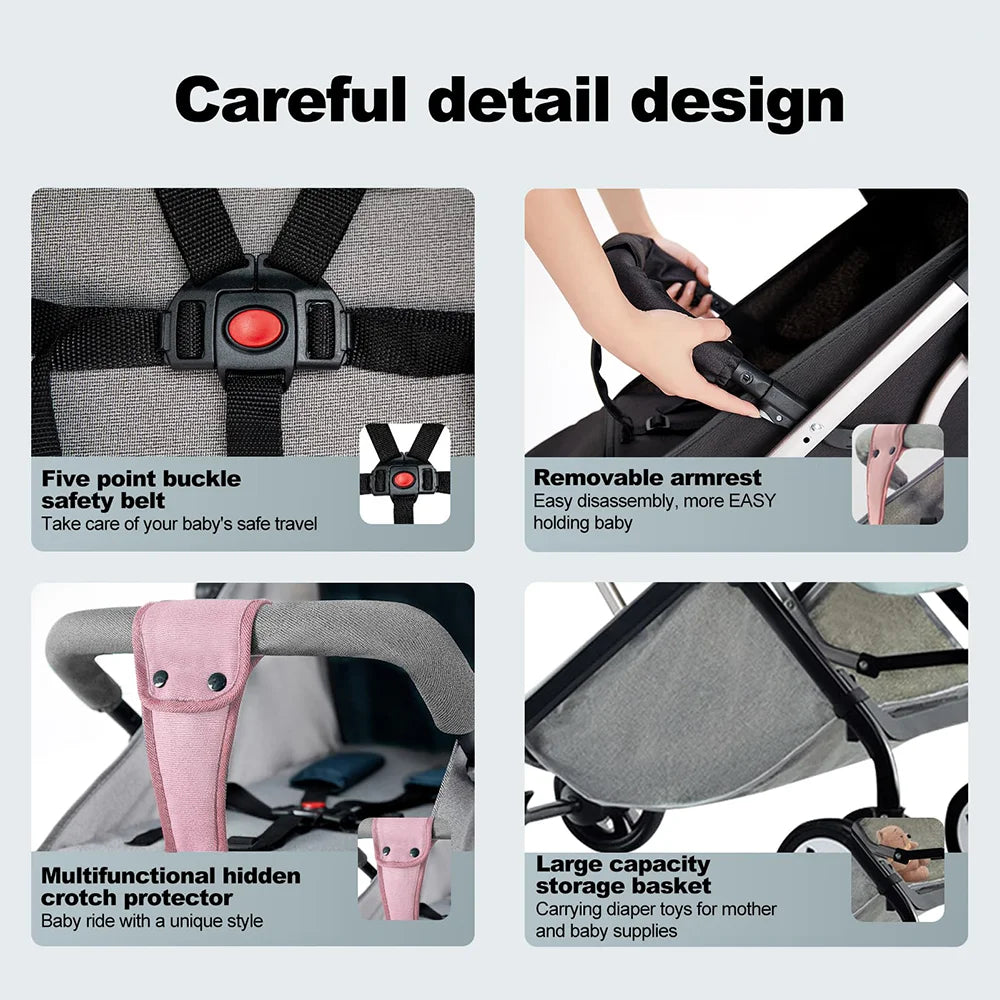Compact Airplane Travel Stroller