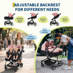 Side-by-Side Twin Stroller