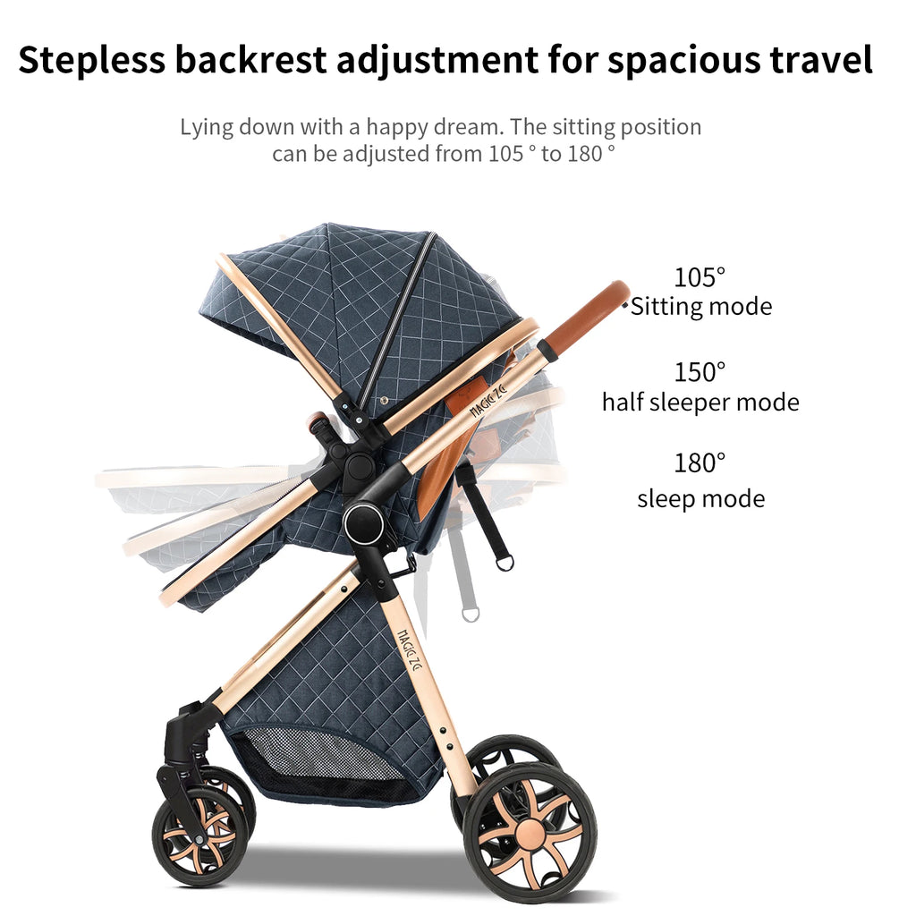 2-in-1 Reversible Baby Stroller