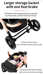 2-in-1 Lightweight Baby Stroller