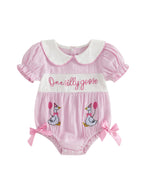 Floral Ruffle Baby Romper