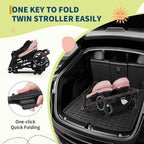 Side-by-Side Twin Stroller