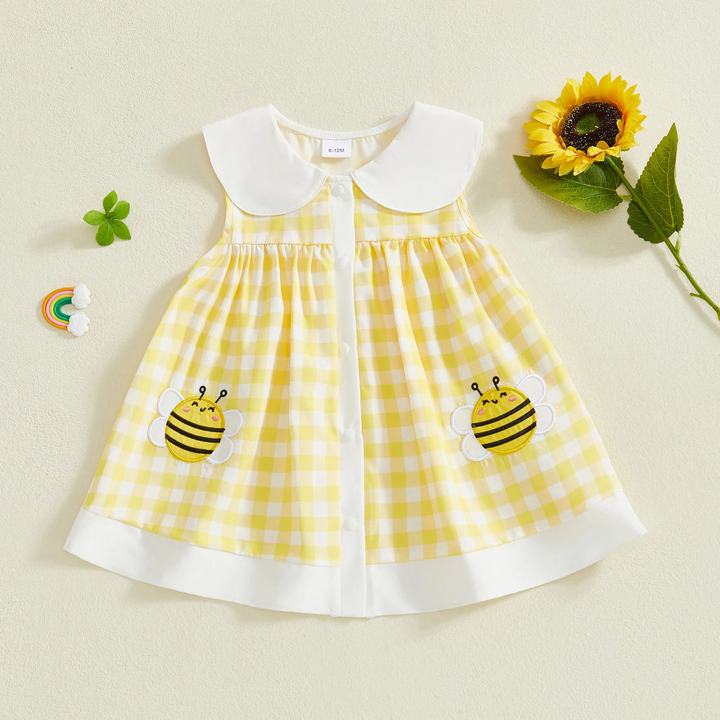 Floral Ruffle Toddler Dress