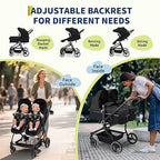 Double Baby Stroller (Tandem)