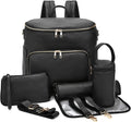Leather Diaper Bag Backpack