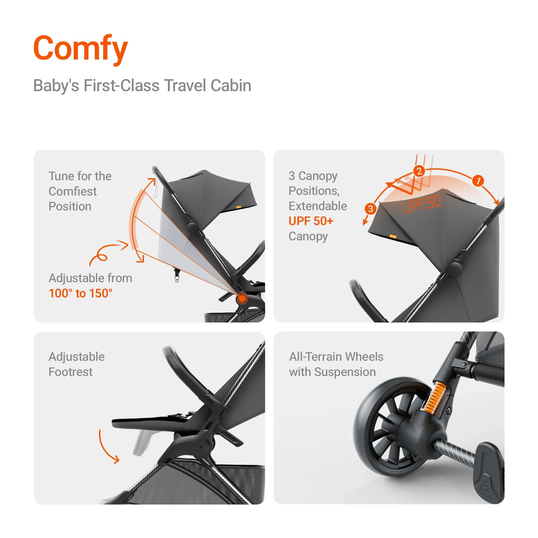 Ultra-Light Carbon Fiber Stroller