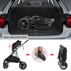 2-in-1 Foldable Baby Stroller