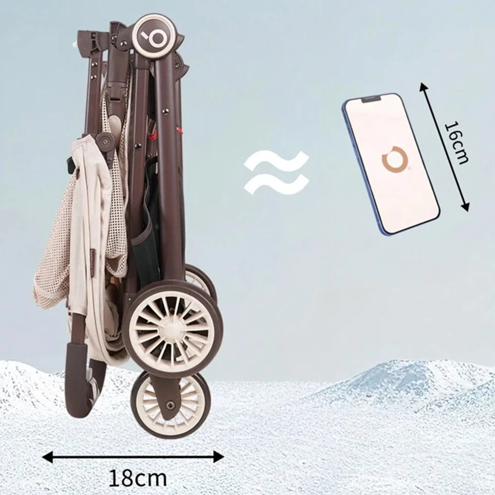 One-Click Fold Baby Stroller