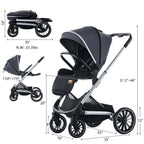 Reversible Compact Travel Stroller