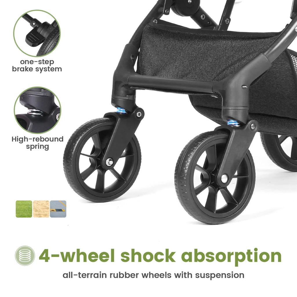 One-Hand Fold Travel Stroller
