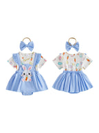 Easter Bunny Baby Dress Set