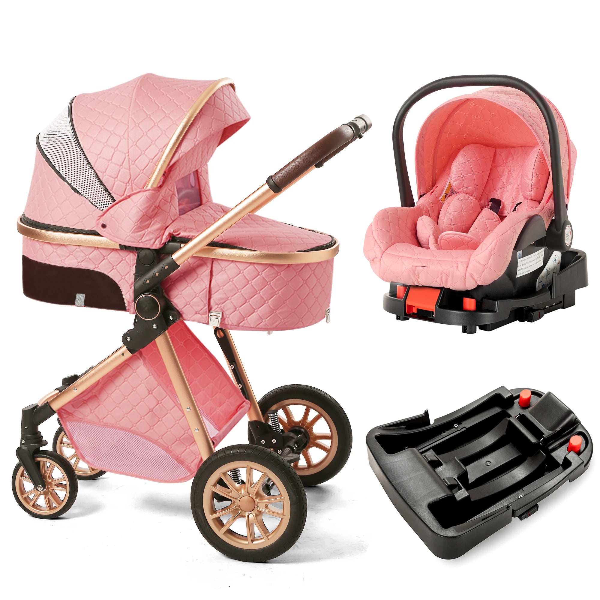 3-in-1 Luxury Baby Stroller
