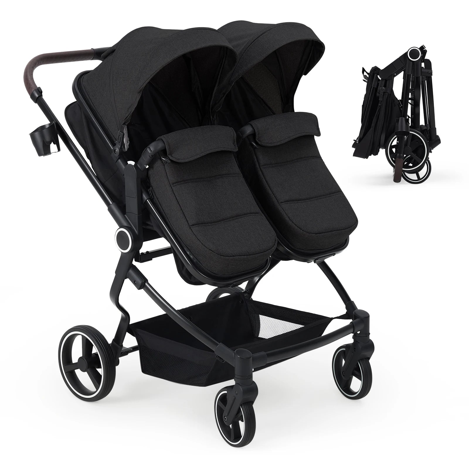 Side-by-Side Twin Stroller