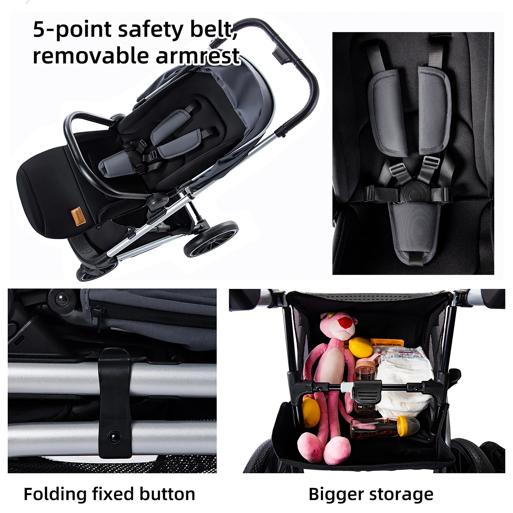 Reversible Compact Travel Stroller