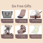 3-in-1 Luxury Baby Stroller