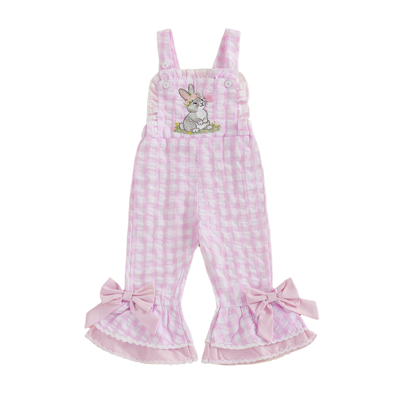 Floral Ruffle Romper Set