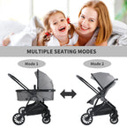 2-in-1 Foldable Baby Stroller