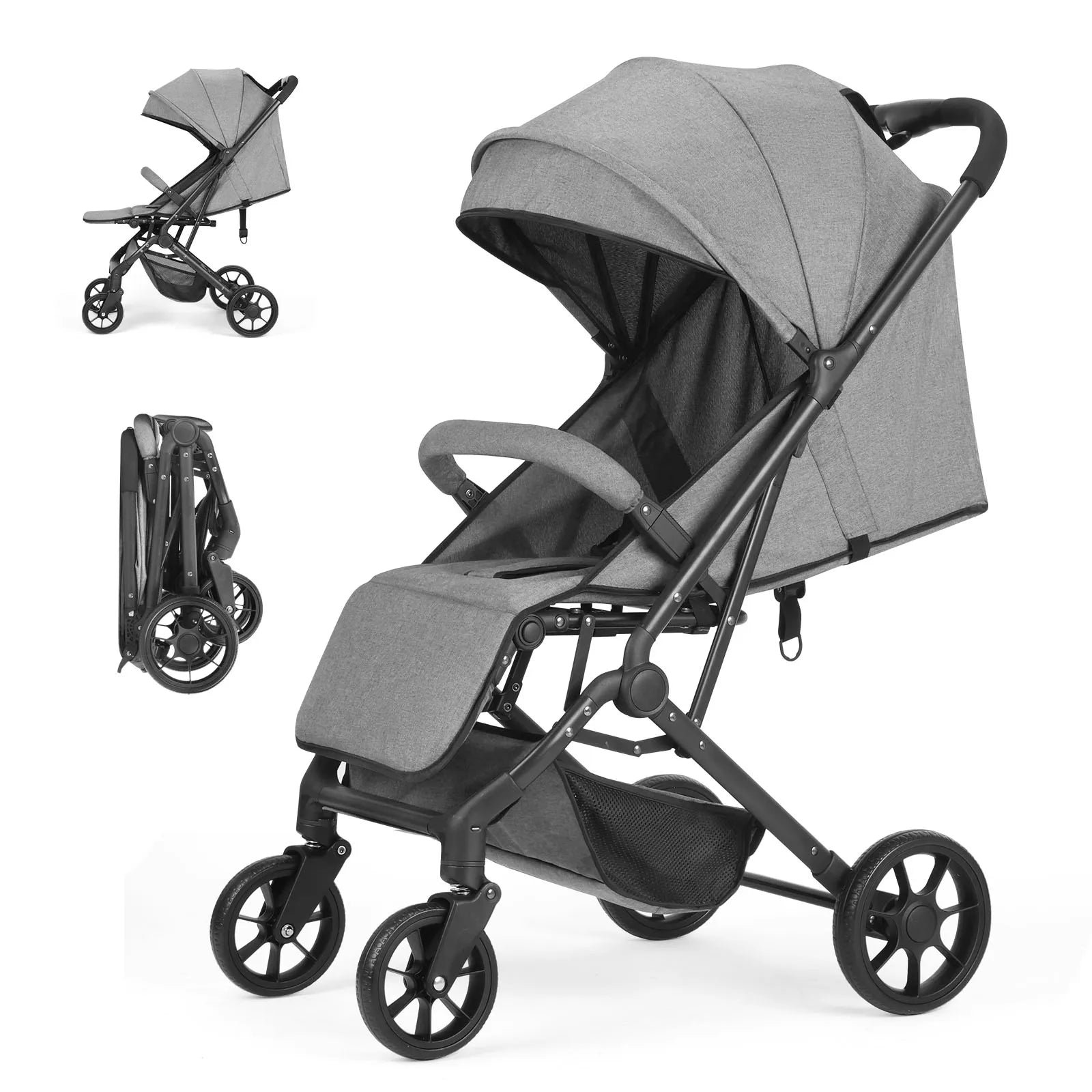 One-Hand Fold Travel Stroller