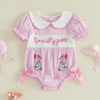 Floral Ruffle Baby Romper
