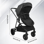 2-in-1 Foldable Baby Stroller