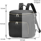 Leather Diaper Bag Backpack