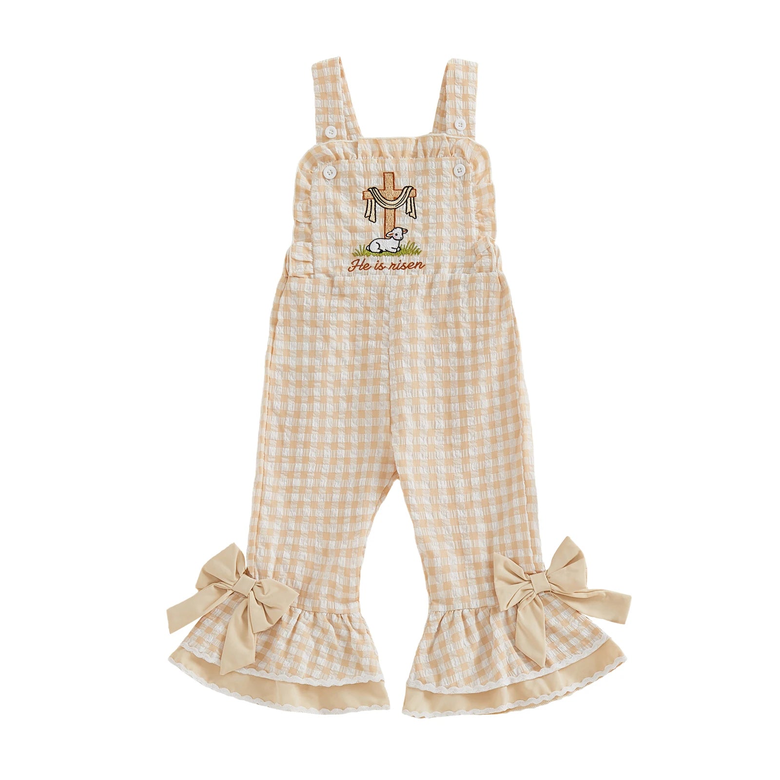 Floral Ruffle Romper Set