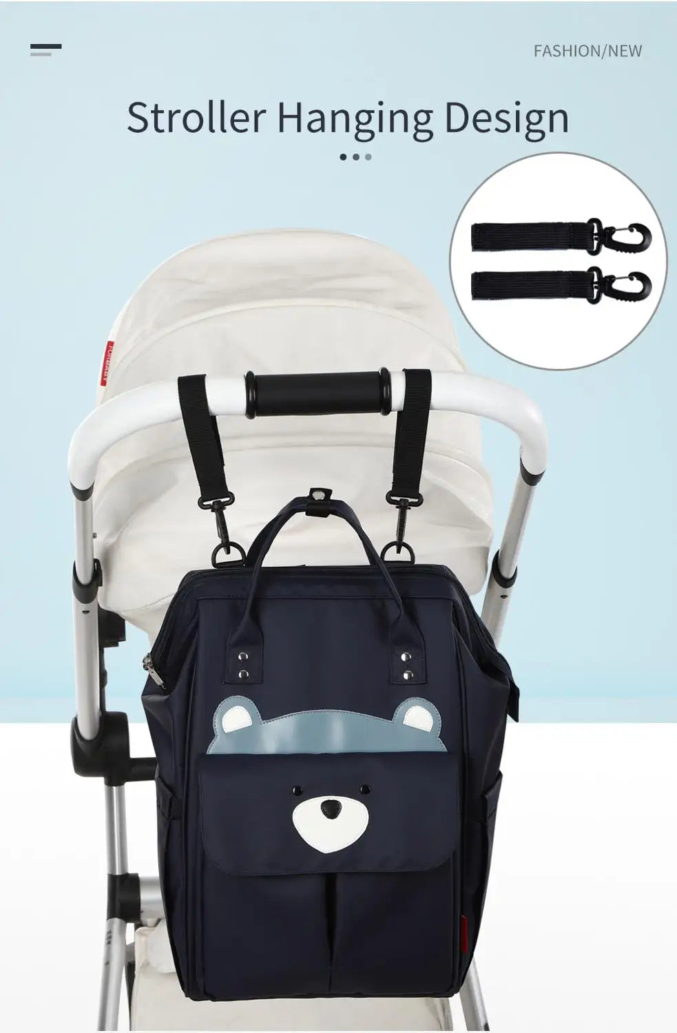 Waterproof Cartoon Diaper Backpack