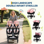 Side-by-Side Twin Stroller