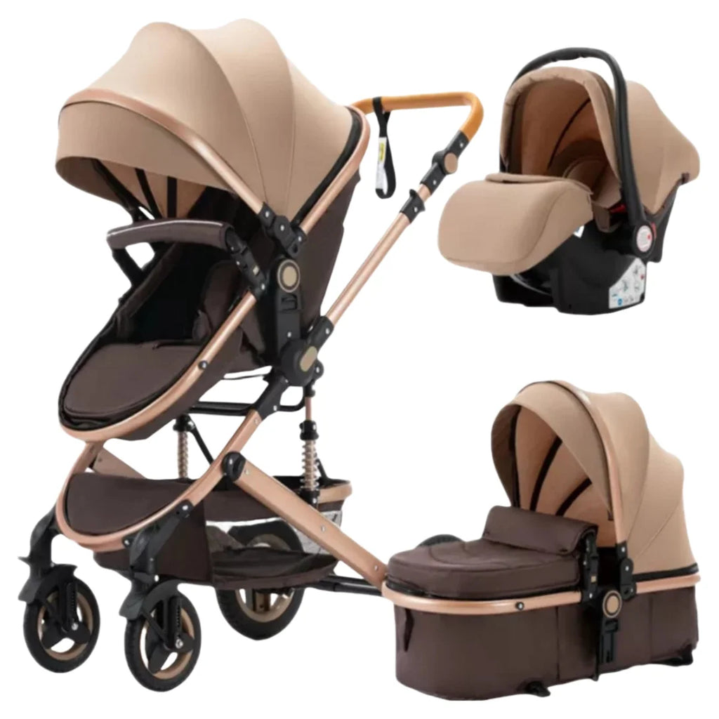 2-in-1 High View Baby Stroller