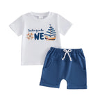 Boat Print Birthday Outfit