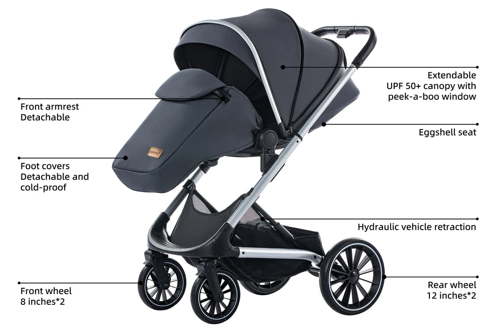 Reversible Compact Travel Stroller
